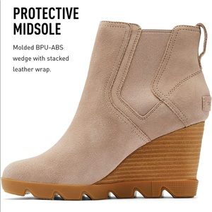 NWT Sorel Joan Uptown Wedge Bootie 8.5